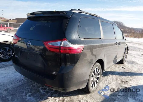2019 Toyota Sienna Le 7 Passenger z USA, uszkodzony, nr VIN 5TDJZ3DC4KS212660
